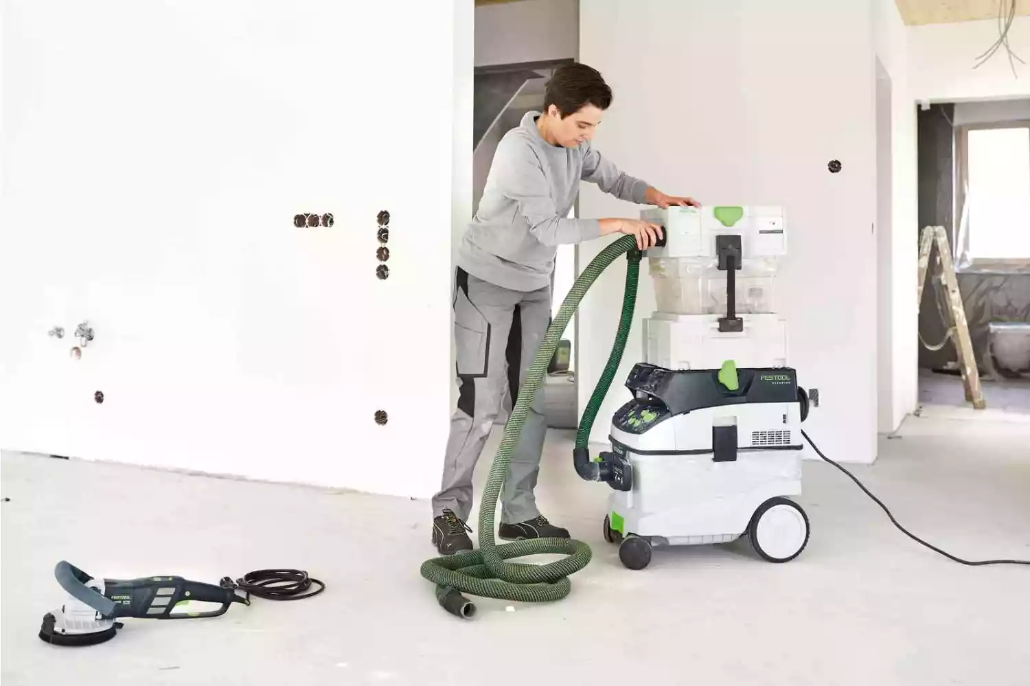 Festool CTM 36 E AC-RENOFIX Bouwstofzuiger - Nat/Droog - 1200W - 36L
