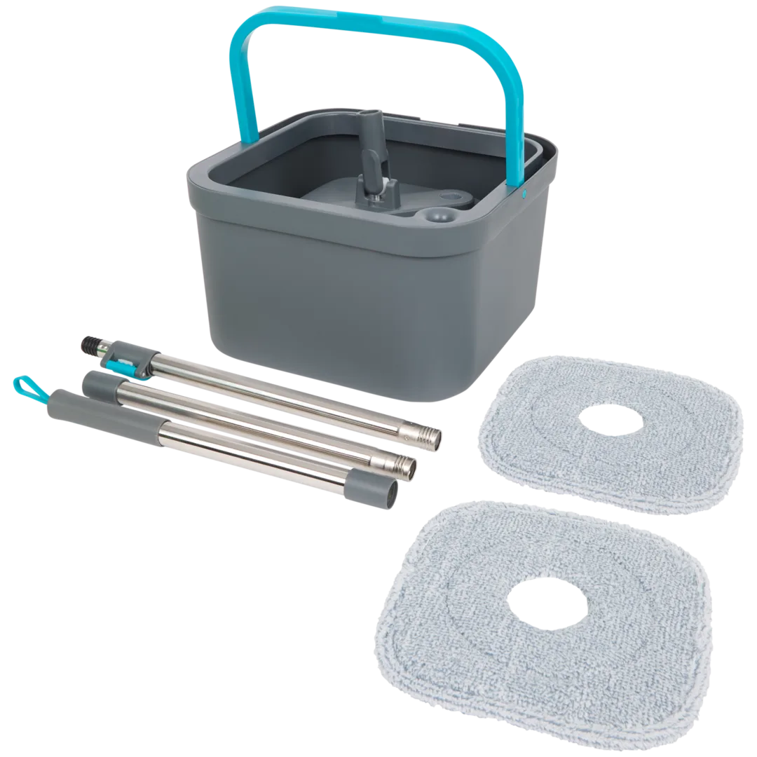 Spargo spinmop en emmer 4-delig | diverse kleuren