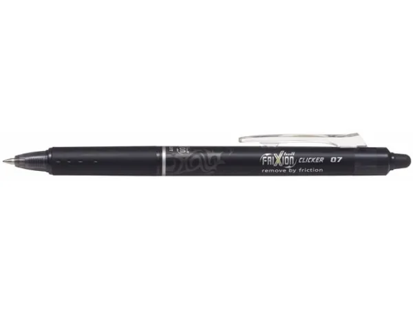 Pilot FriXion Clicker sort medium 0,7 mm - (12 stk.)