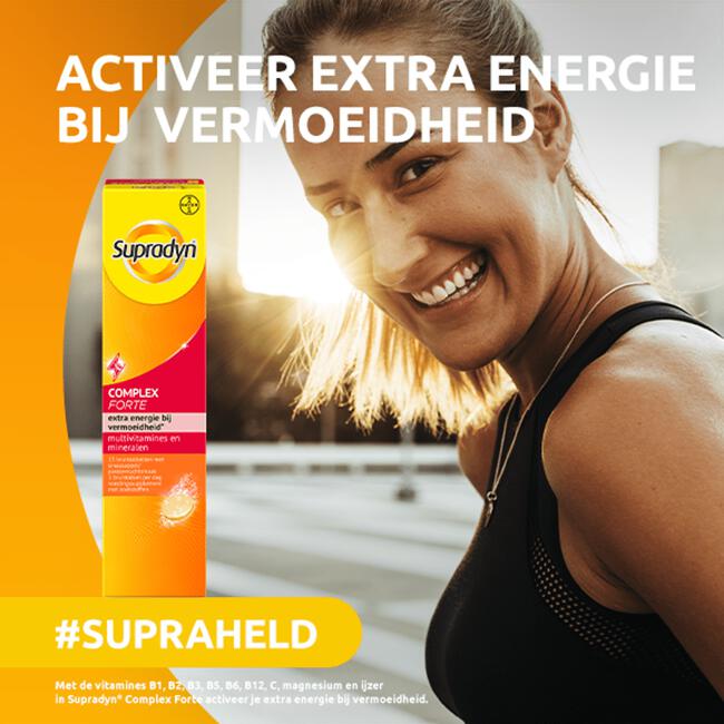 Supradyn Complex Forte Multivitamine Voor Extra Energie 15 Bruistabletten