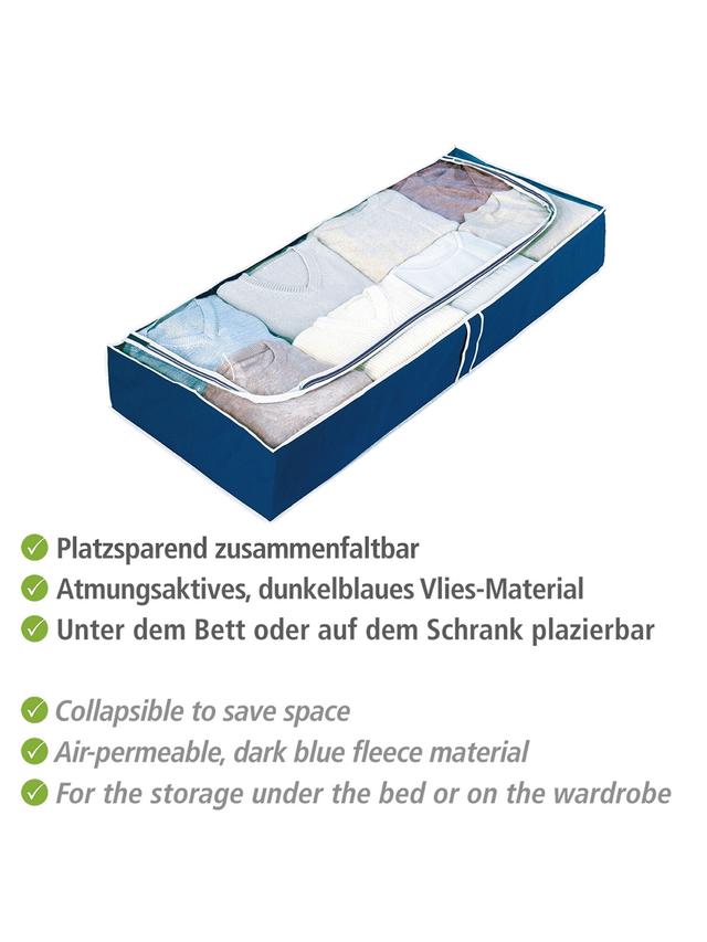 Unterbettkommode für platzsparende Aufbewahrung für Kleidung und Bettwäsche, 4er-Set