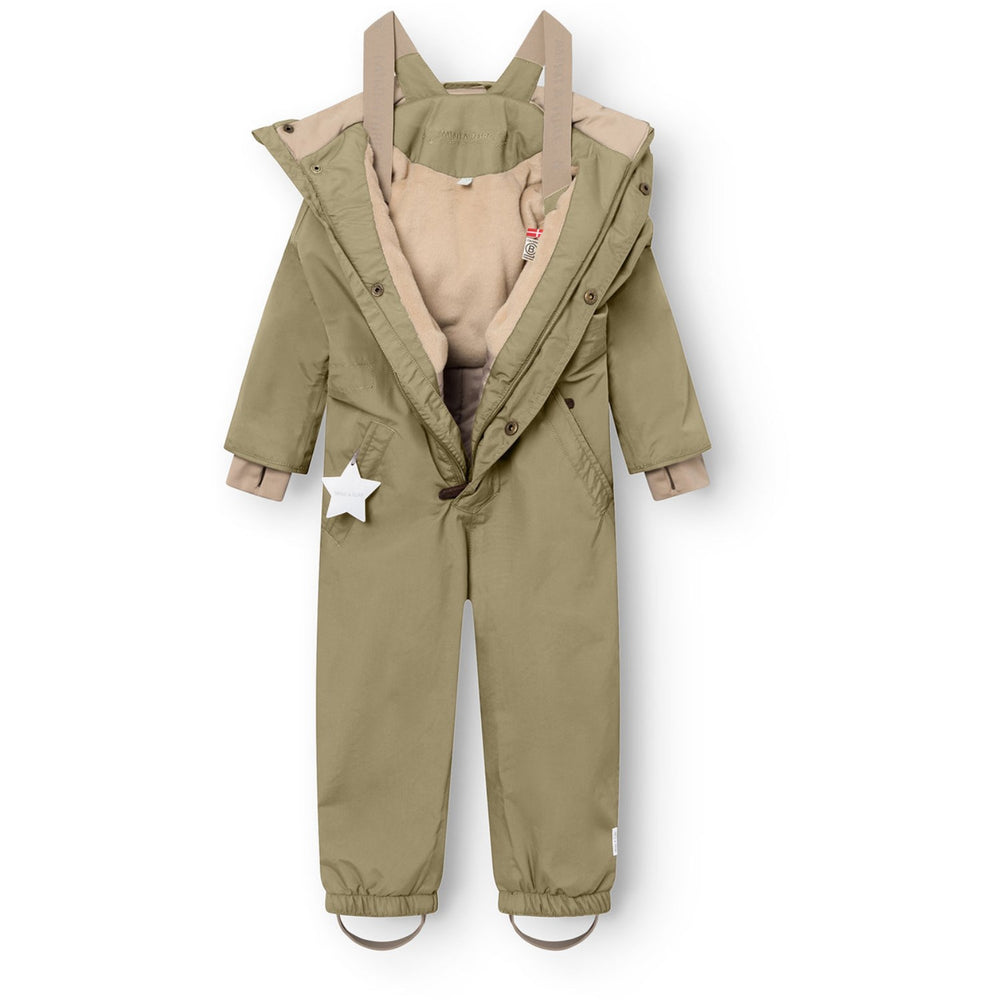 Køb Mini A ture Aloe Green Matwanni Fleece Lined Snowsuit. GRS