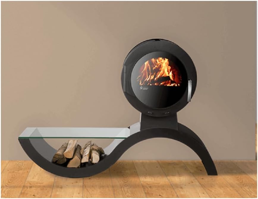 Kaminofen Kanuk® Wave Holzofen - Werkstattofen - Schwedenofen - Energieeffizienzklasse A+ - Top Qualität - Zulassung für Deutschland, Österreich und Schweiz - BimSchV