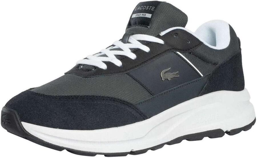 Lacoste RUN SET CGR 1261 SMA DK GRY BLK Heren Sneakers donkergrijs-zwart