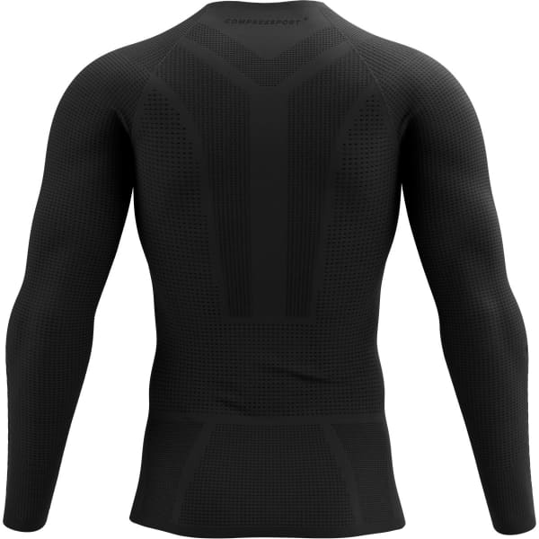 T-shirt thermique COMPRESSPORT ON/OFF BASE LAYER LS TOP BLACK