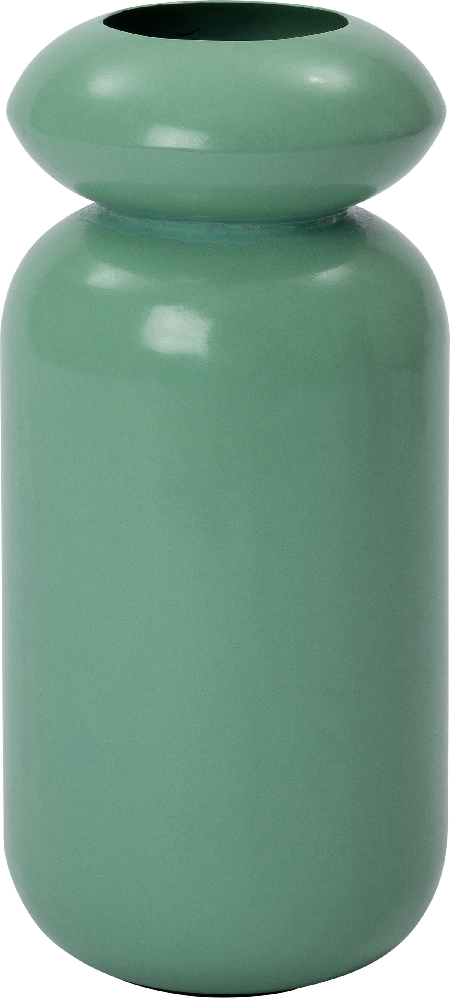 Intratuin vaas Yde blauw D 12 H 26 cm