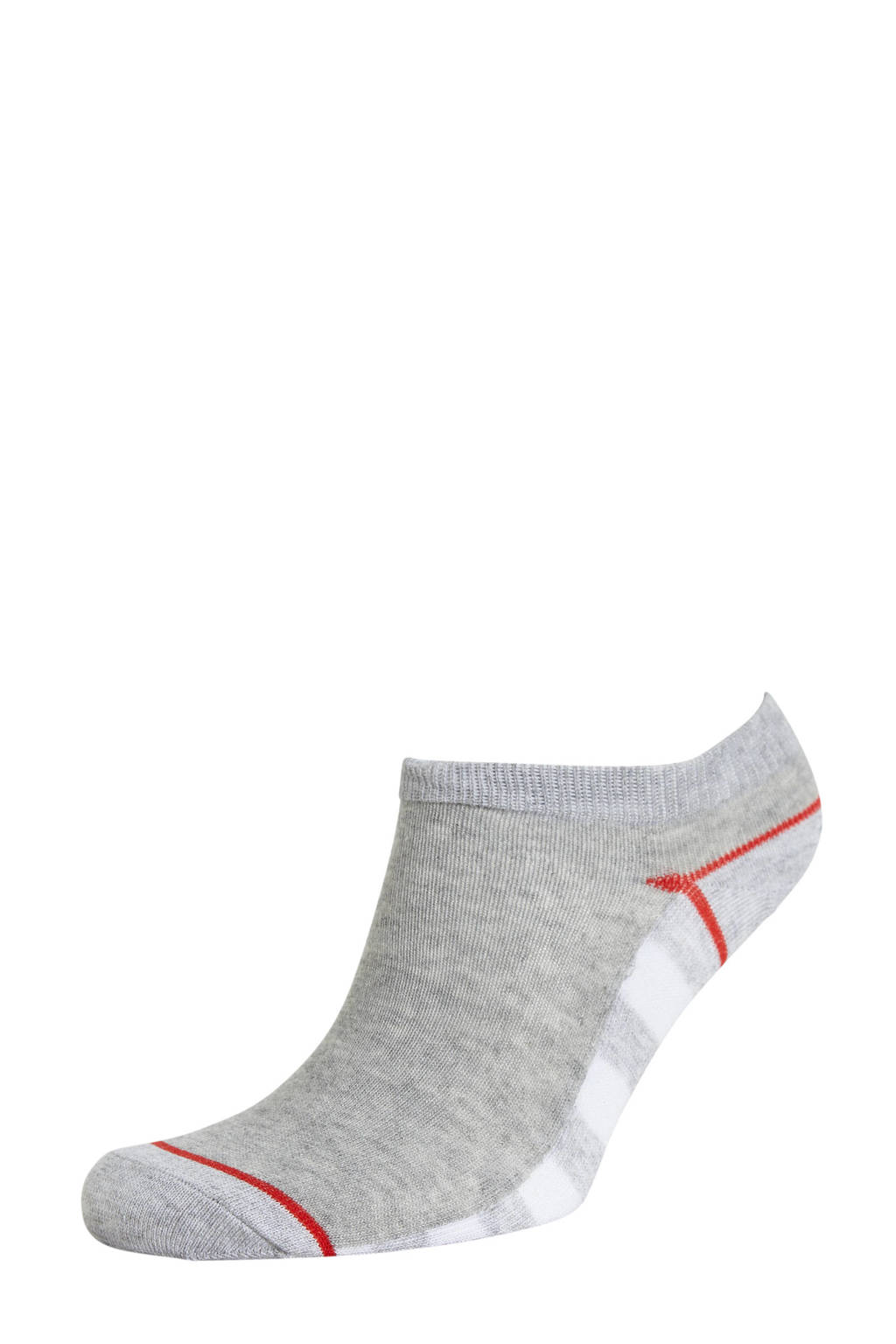 Apollo sneakersokken - set van 10 grijs