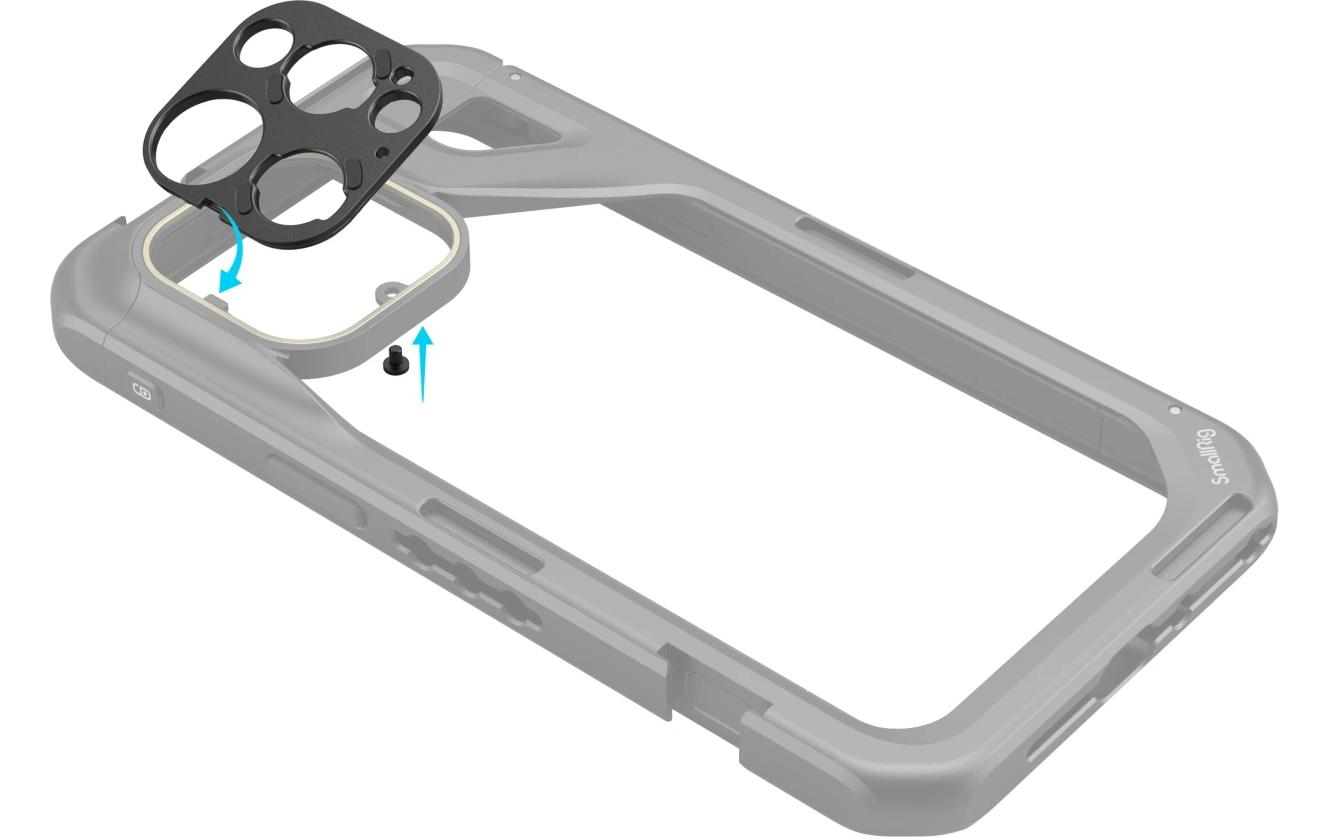 Festplatte für T-Series-Objektive für iPhone 15 Pro (Max)Hintere Montageplatte für das Objektiv