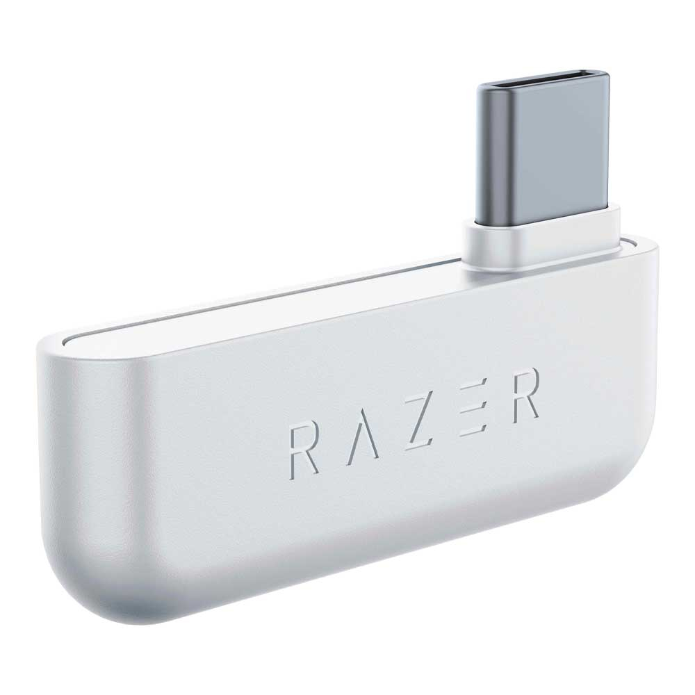 Barracuda X (2022) 2.4GHz USB C   Bluetooth Gaming Kopfhörer Over-Ear Stereo Headset mit Mikrofon (RZ04-04430200-R3M1) - Mercury (Weiss)