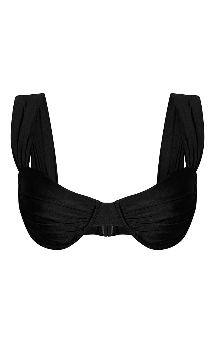 Noir Haut De Bikini À Armatures