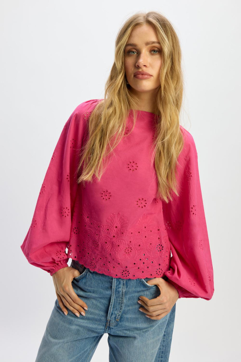 Refined Department roze dames blouse