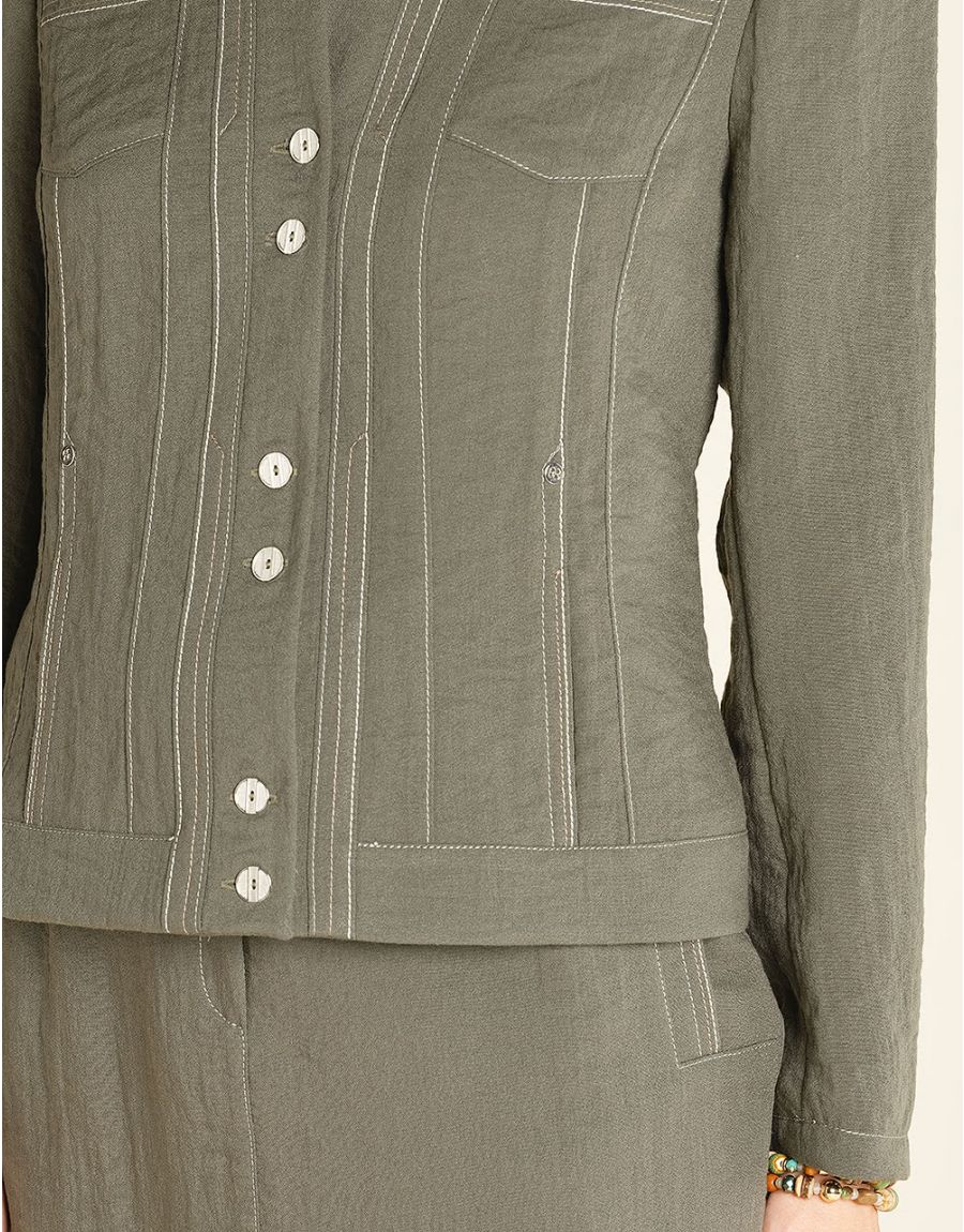 Veste chic kaki
