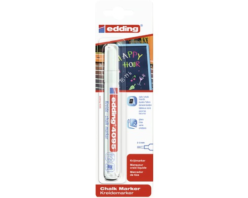 edding krijtmarker 4095 wit