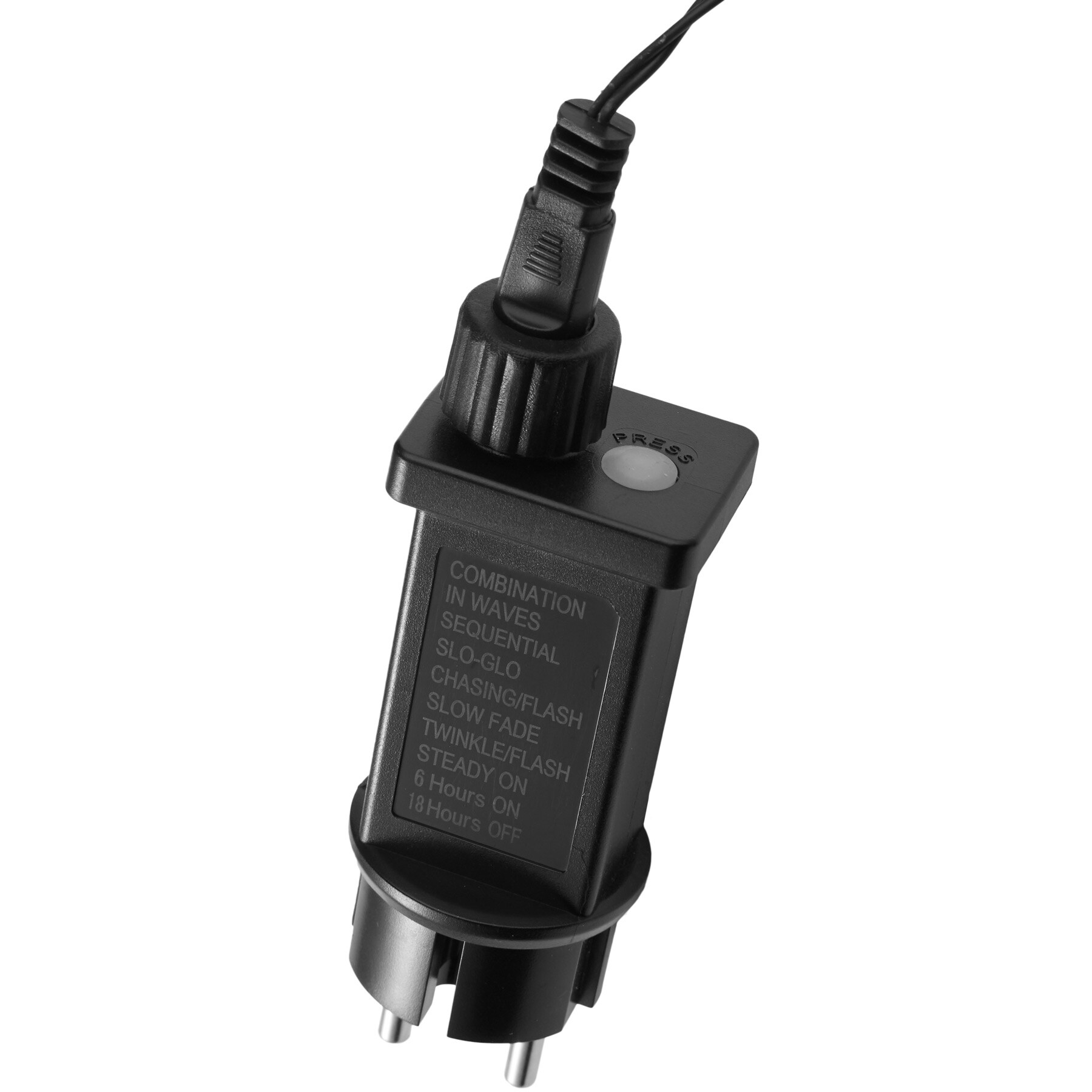 tectake® LED-Lichterkette, warmweiß, strombetrieben, IP44, wasserdicht
