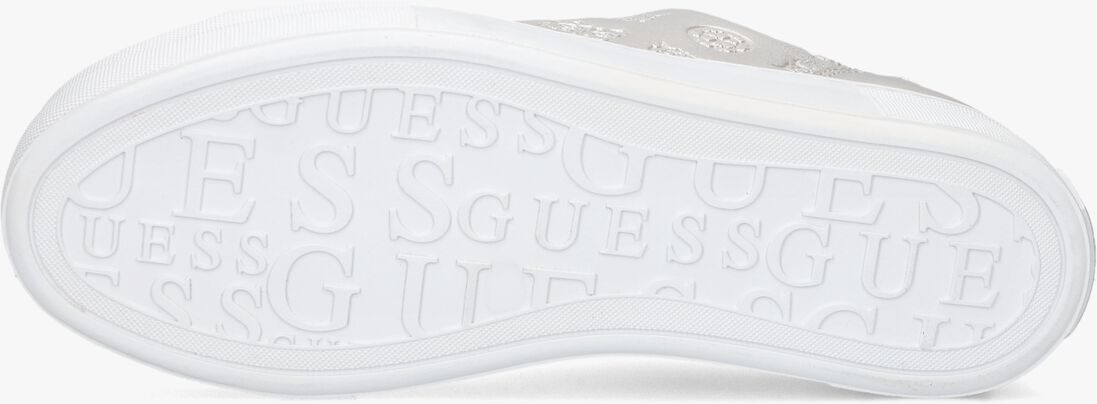 GUESS zilveren guess lage sneakers gianele