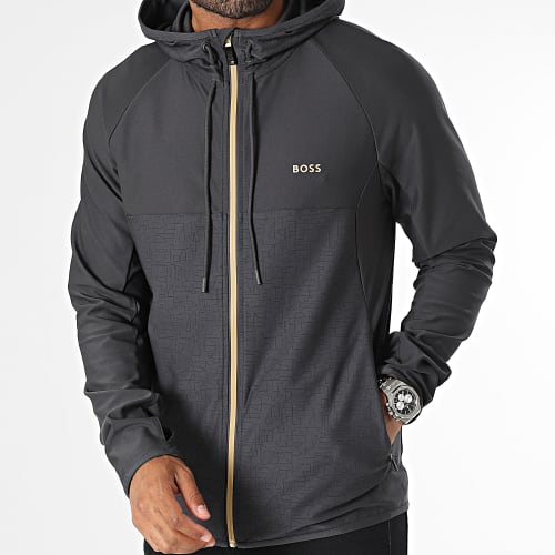 Veste Zippée Capuche Sicon Active 50493465 Gris Anthracite