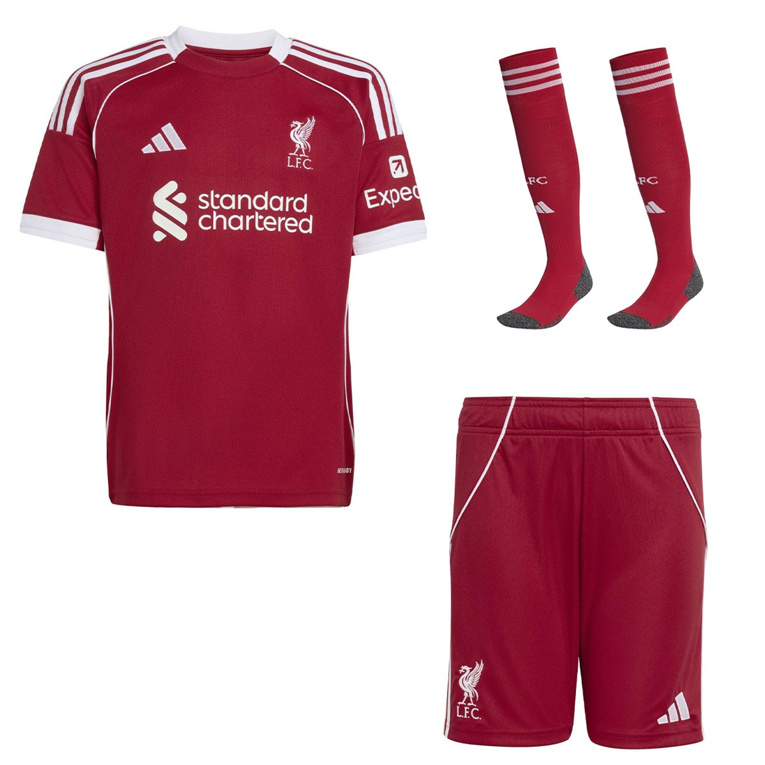 adidas Liverpool Thuis Tenue Kids 2025/2026