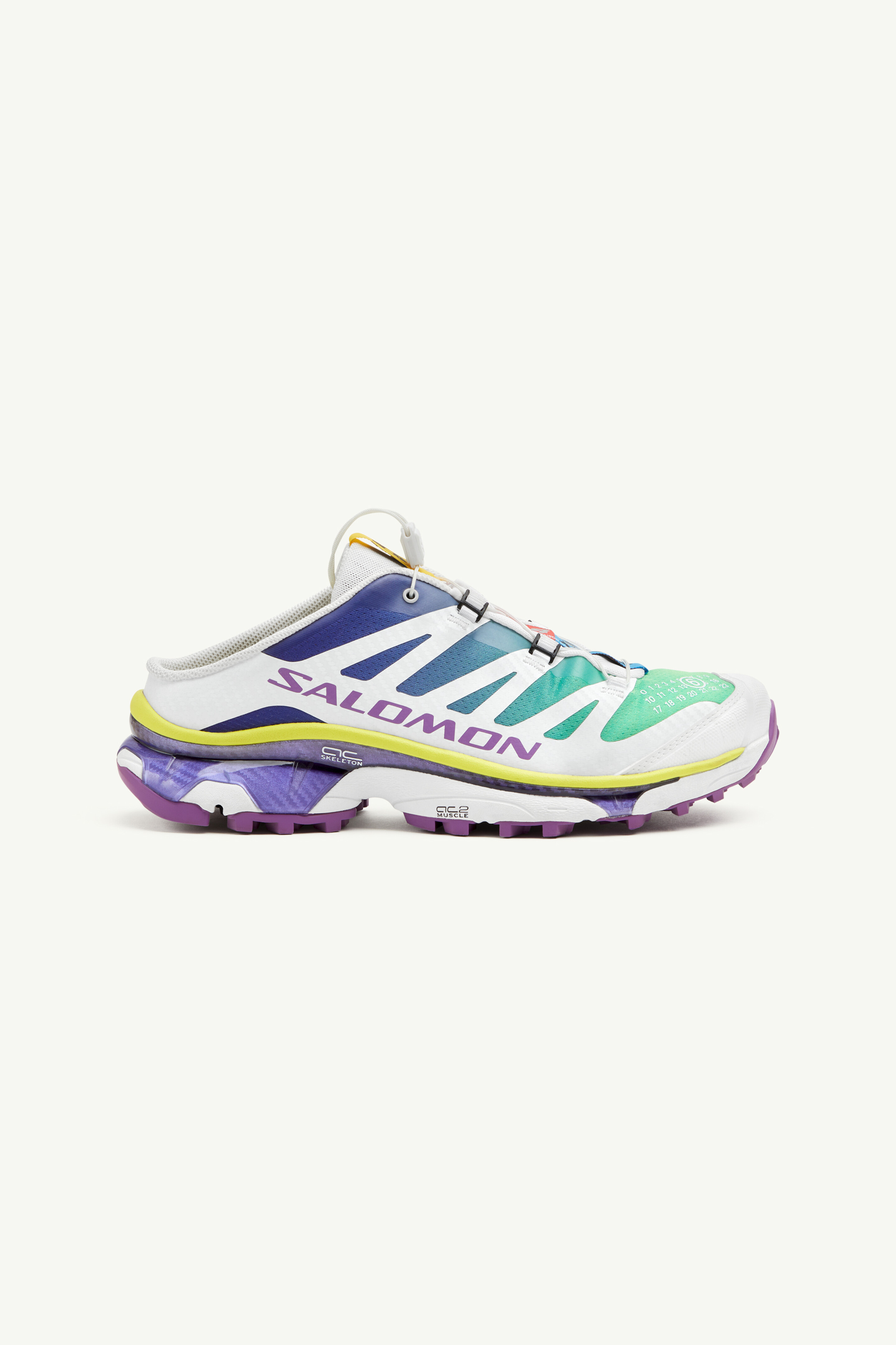 Mules MM6 Maison Margiela x Salomon XT-4 Bleu spectre/Blanc/Bouquet de printemps