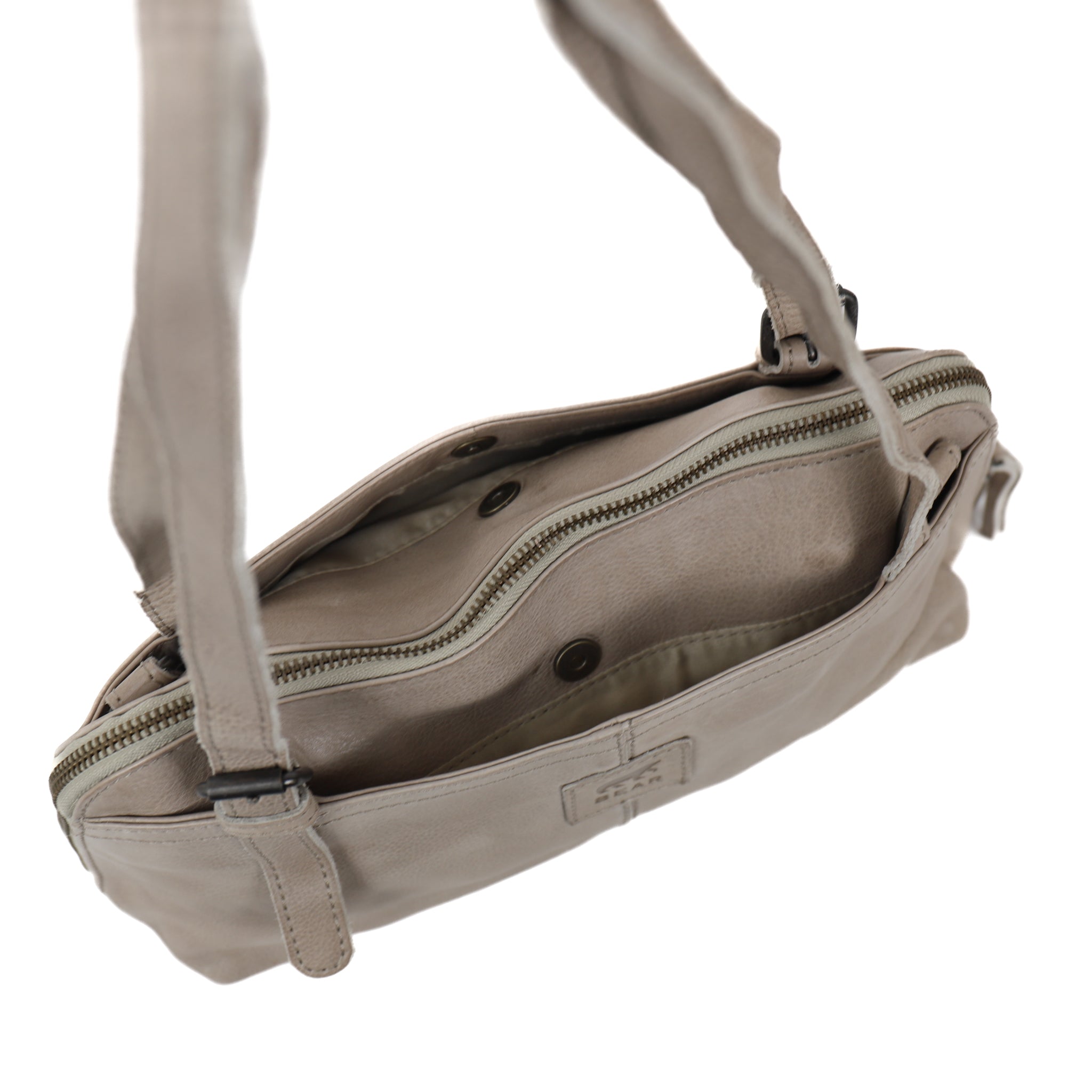 Hand-/schoudertasje 'Daphne' silver mink Silver mink