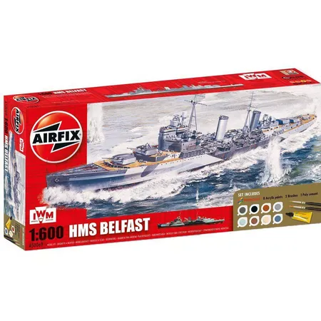 Airfix Modellbau Schiffahrt Leichter Kreuzer HMS Belfast