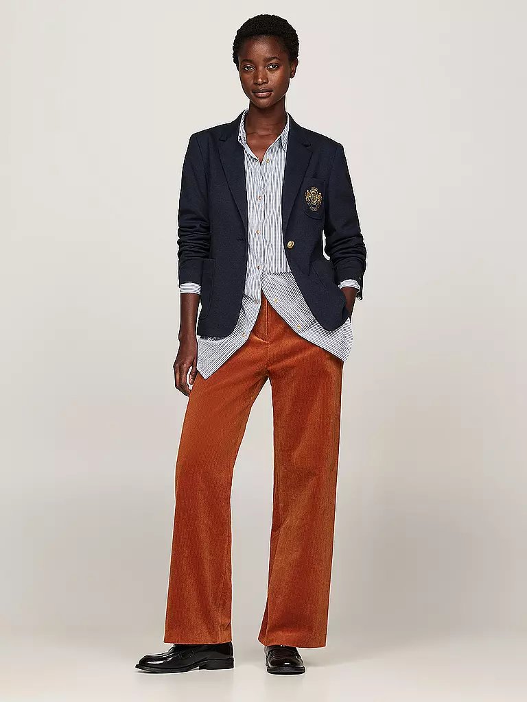 TOMMY HILFIGER Cordhose Relaxed Straight Fit orange