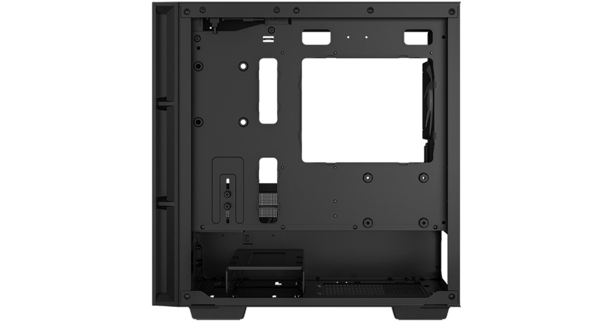 DeepCoolCH360 DIGITAL mini tower behuizing  (Zwart | 1x USB-A | 1x USB-C | RGB | Window)