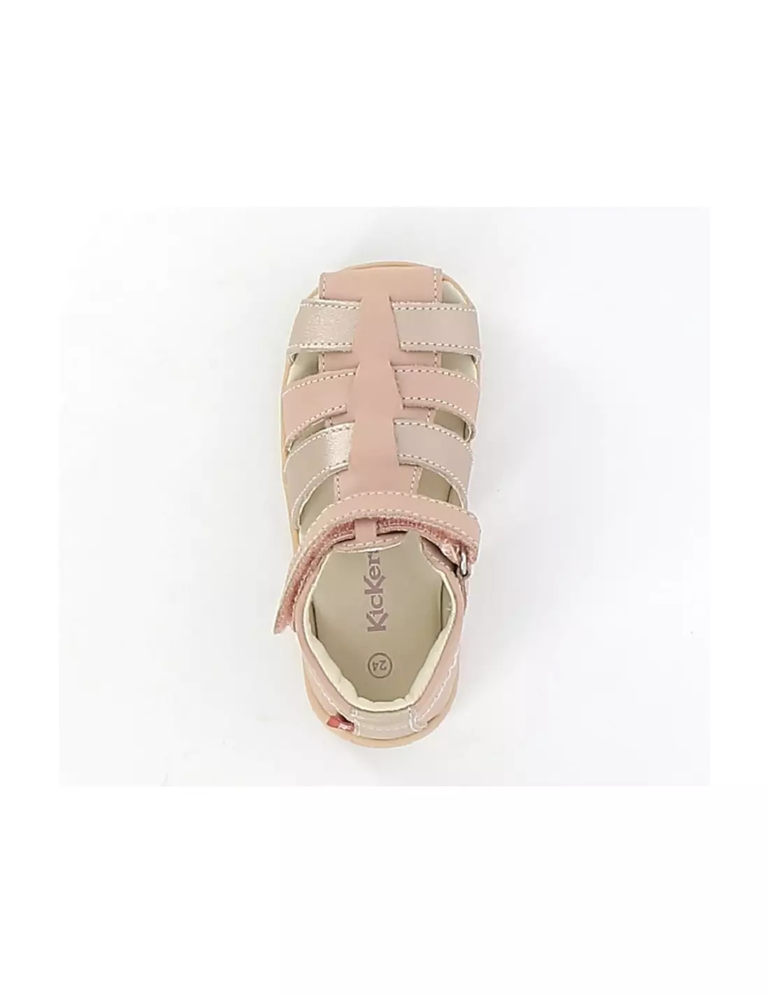 KICKERS BIGFLO - Sandales & nu-pieds Rosemetallic