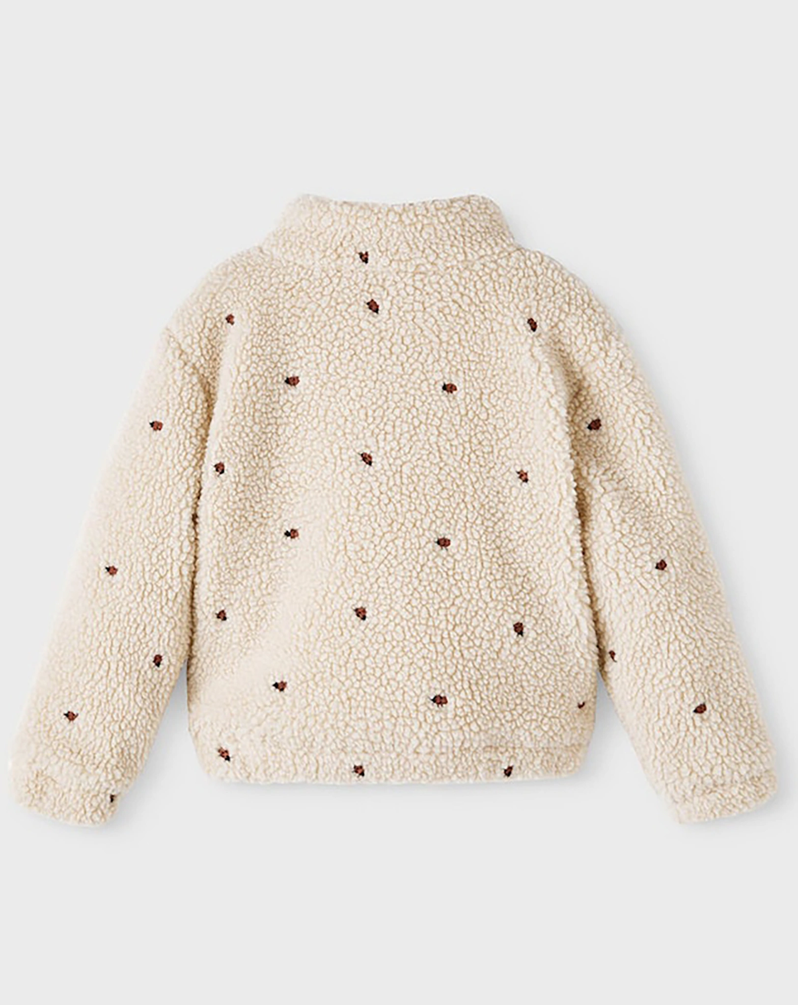 Plüschjacke NMFNALO SHERPA AOP in fog