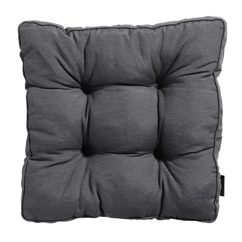 Madison - Zitkussen Florance Panama grey - Ca. 47x47 cm - Set van 4