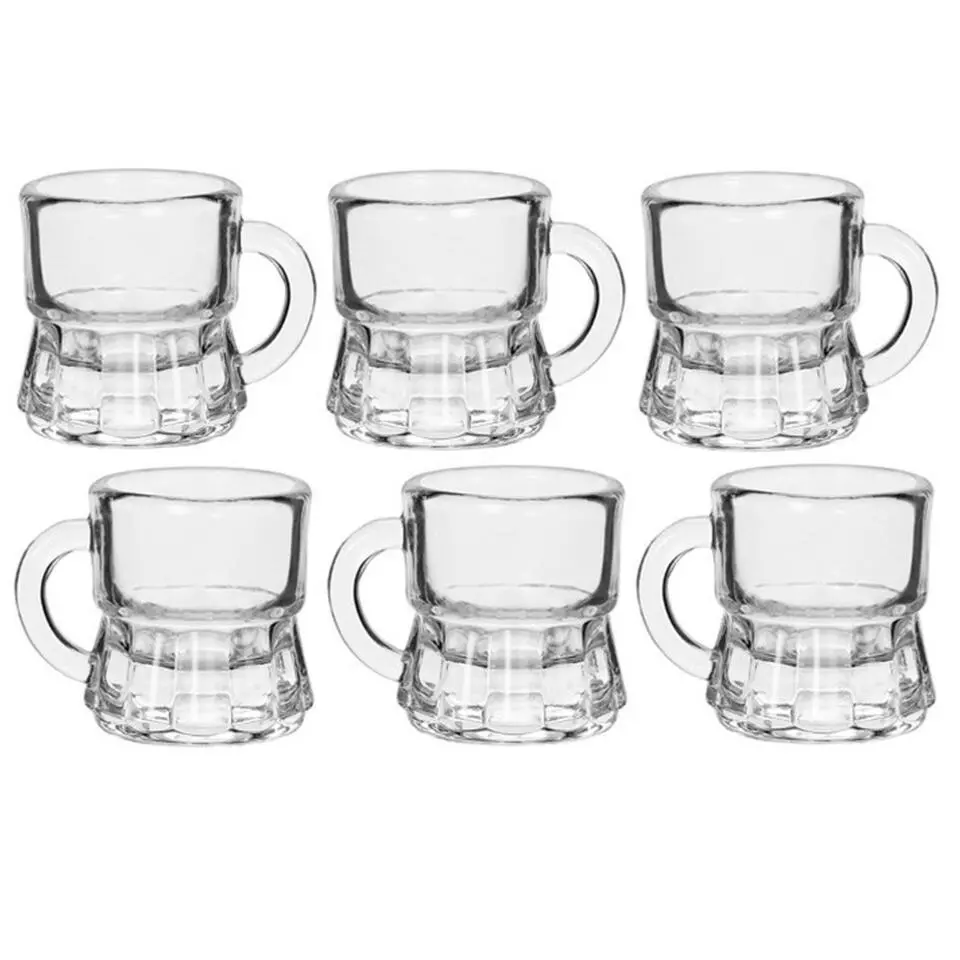 Alessandro Shotglaasjes Barcelona - 6x - met oor - glas - 28 ml