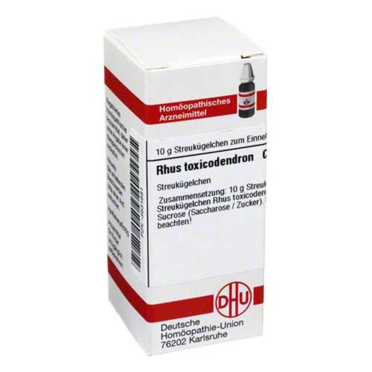 DHU Rhus toxicodendron C 6 Globuli, 10 g