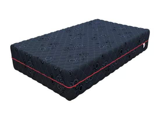 Matelas BLACKLUX - Mémoire de Forme - Latex - Ressort ensaché - Epaisseur 22 cm 90 x 190 cm cm