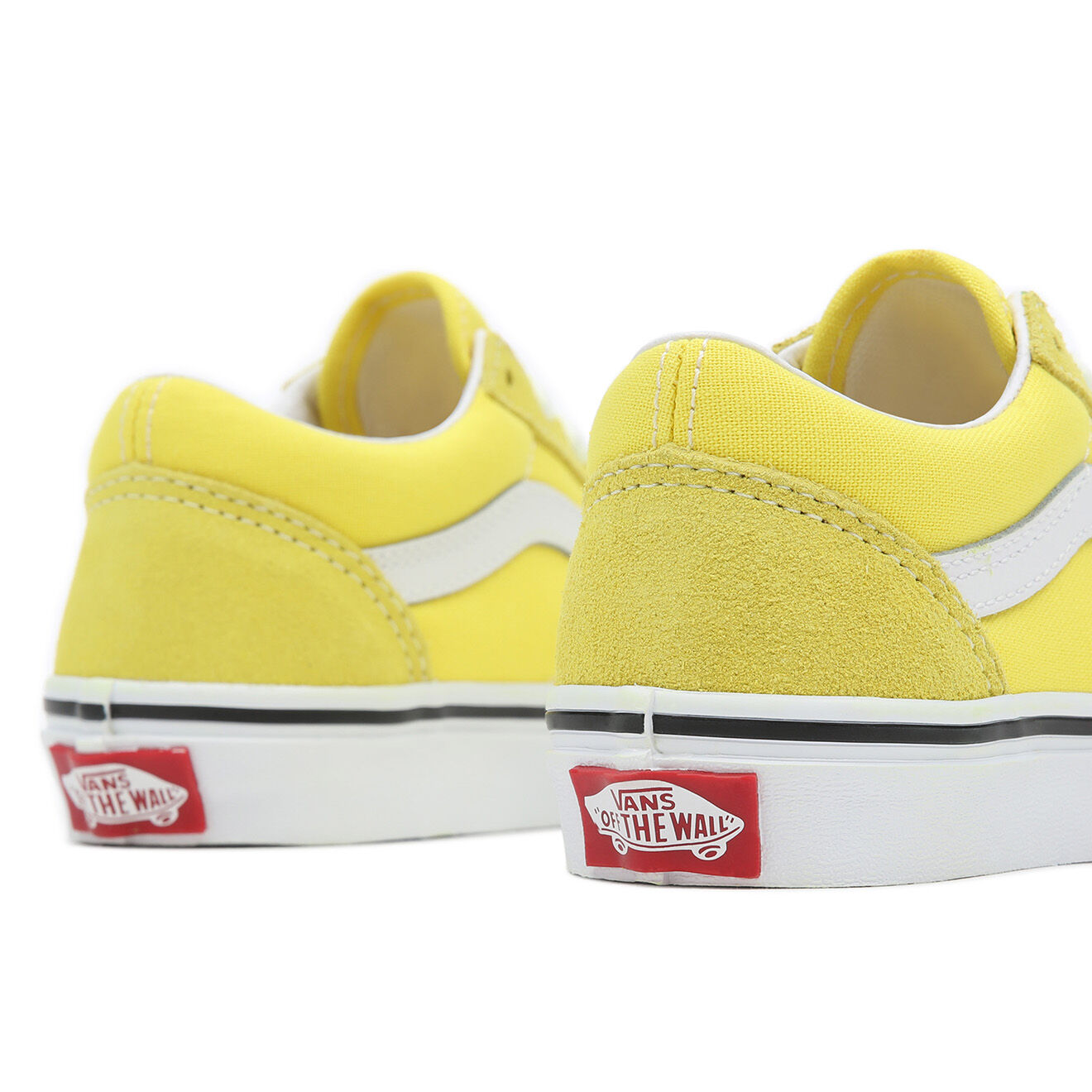 Vans Sneakers en Velours de Cuir & Textile UY Old Skool jaunes