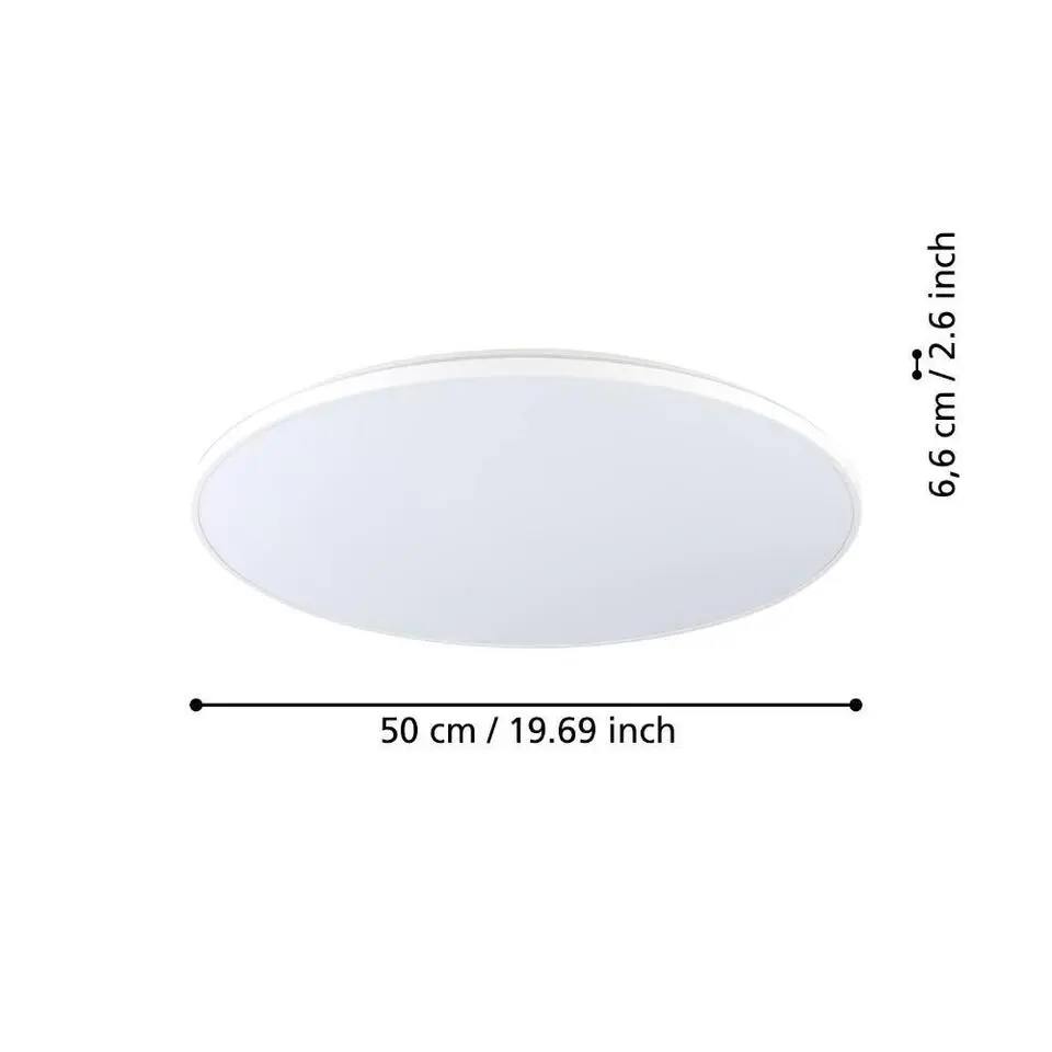 EGLO Crespillo Plafonnière - LED - Ø 16.5 cm - Wit