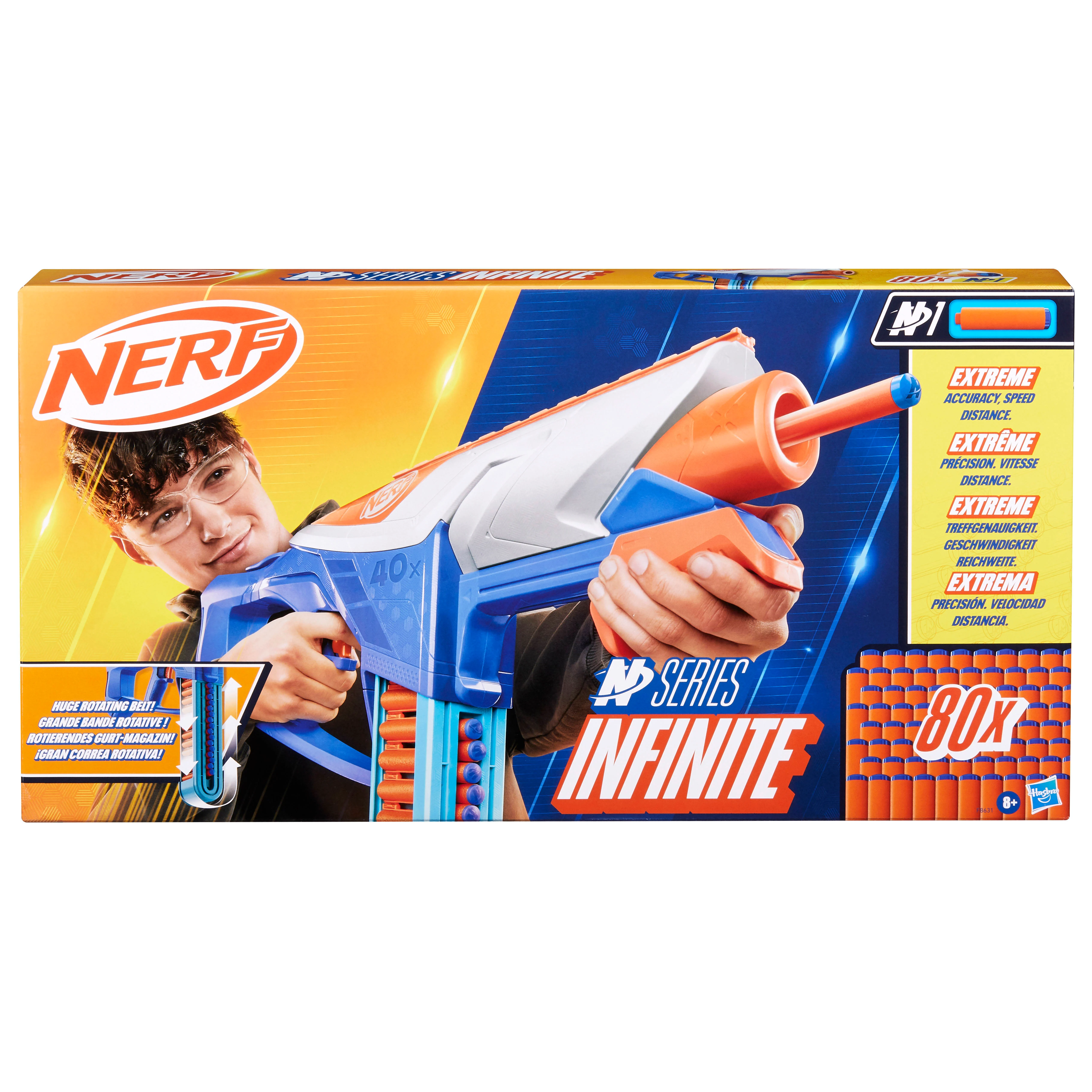 Nerf N Series Infinite Blaster en 80 N1 Darts