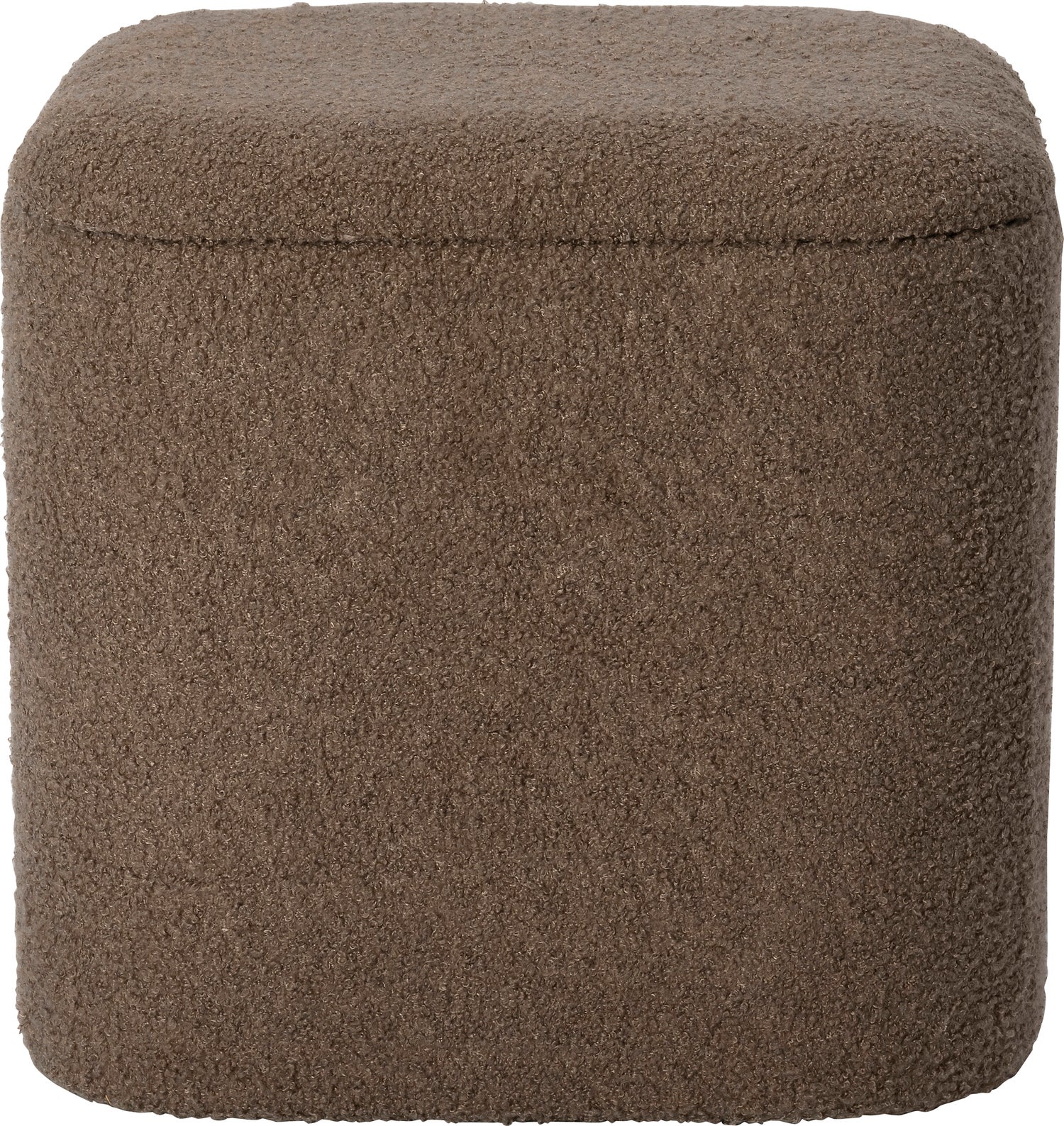 Intratuin poef met opbergruimte Maysa bruin 40 x 36 x 38 cm