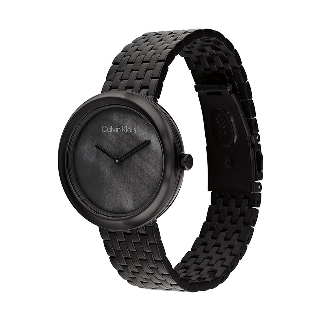 Montre Calvin Klein Twisted Bezel Noir