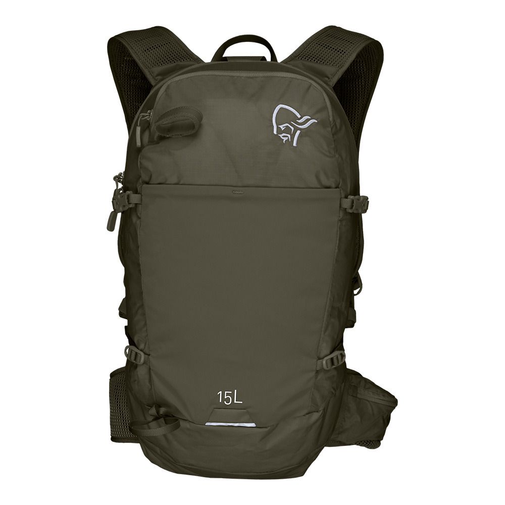 Norrona PACK 15L - Sac À dos olive night