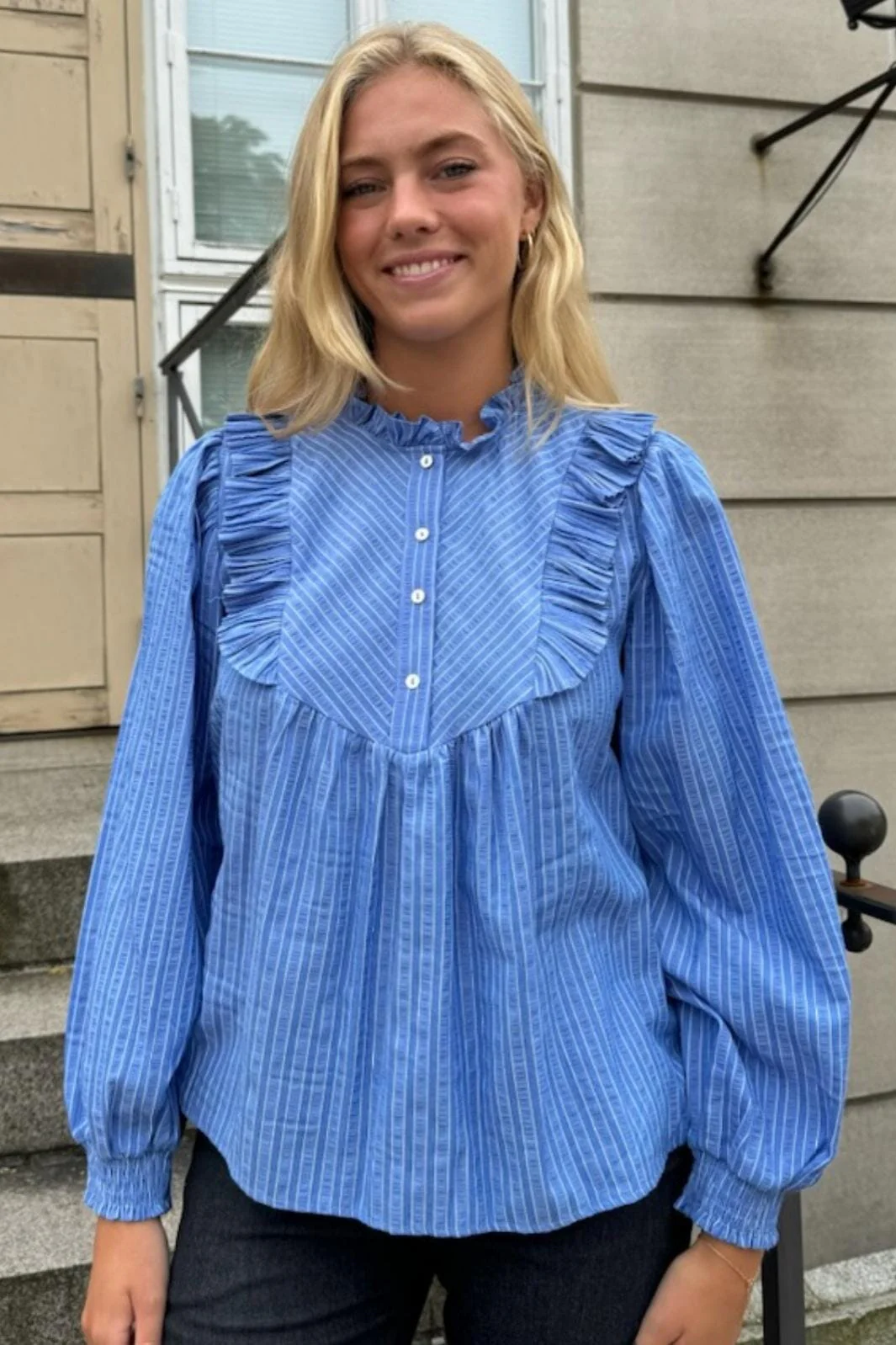 Continue Silke Stripe 416 blue stripe