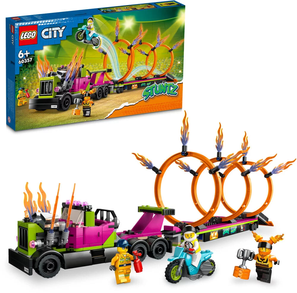 LEGO®CITY 60357 - LE DEFI DE CASCADE - LES CERCLES DE FEU