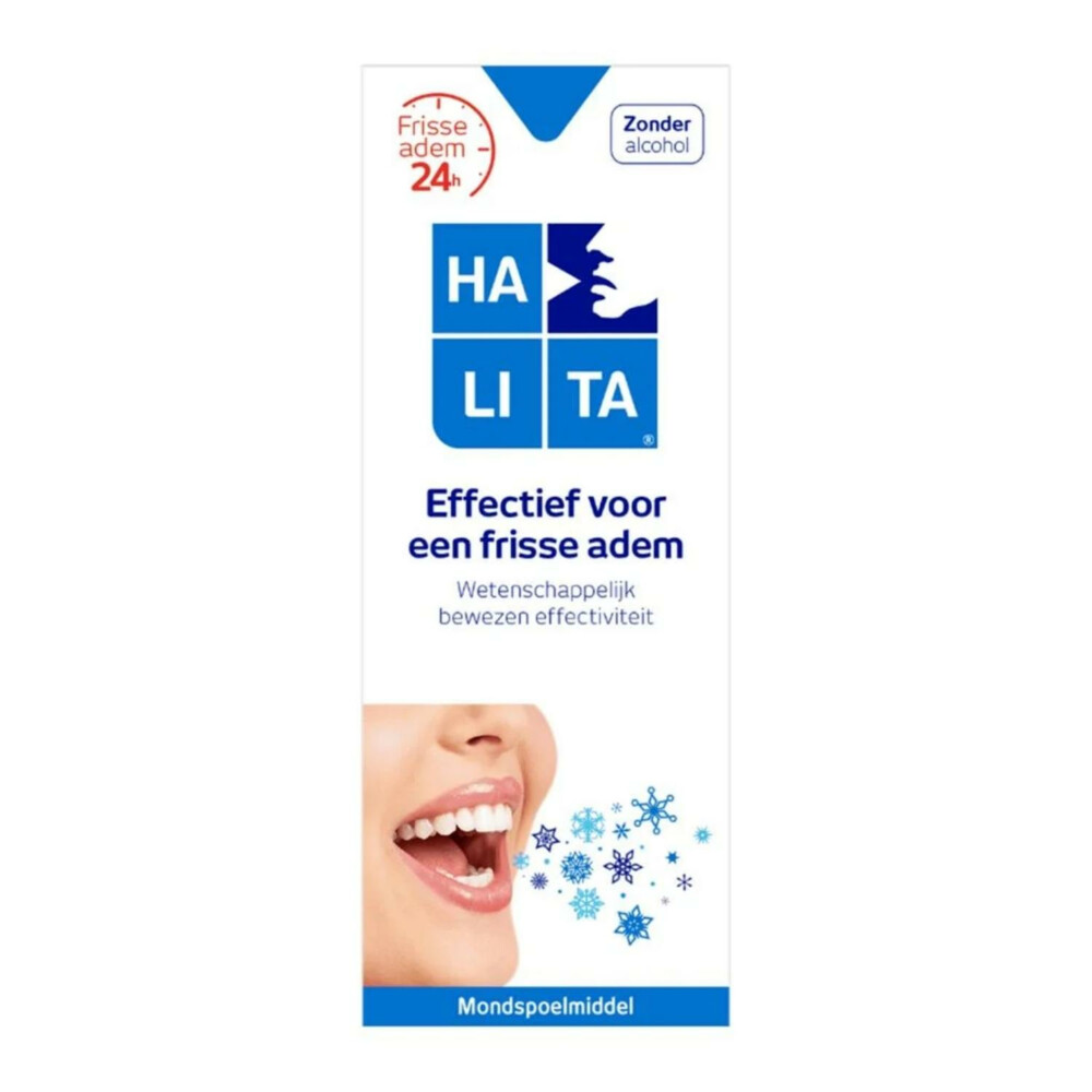 3x Halita Mondwater Frisse Adem500 ml