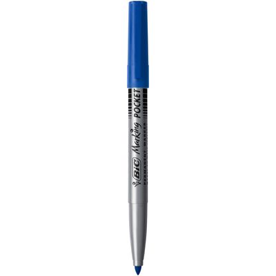 BIC MARKING Pocket 1445 - Marqueur permanent - pointe ogive - bleu