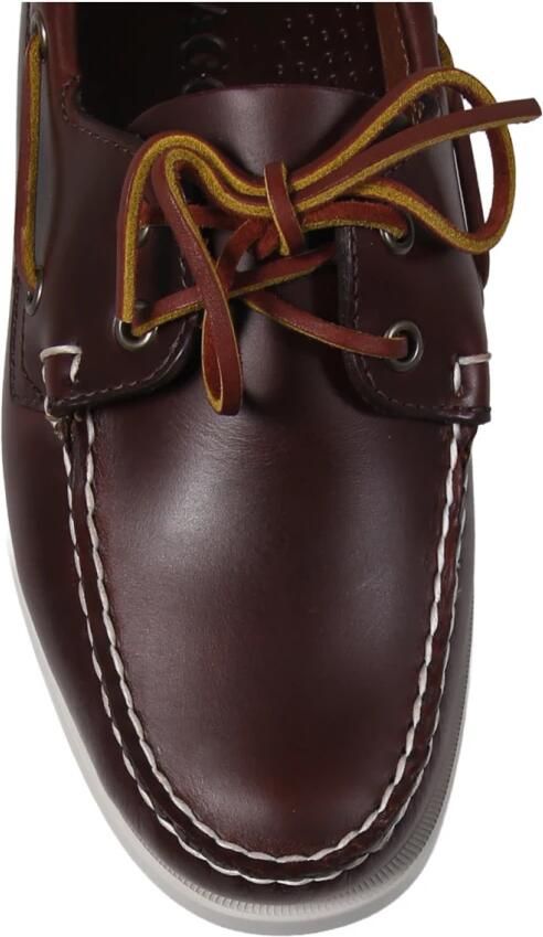 Sebago Docksides Portland Leather Bootschoenen Bruin Man