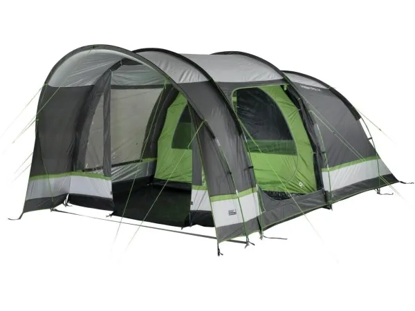 High Peak Brixen 4.0, Camping, Tunneltelt, 4 person(er), Grøn, Lys grå