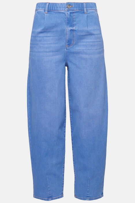 Ballon-Jeans, High Waist, Ballon Legs, 4-Pocket, Elastikbund