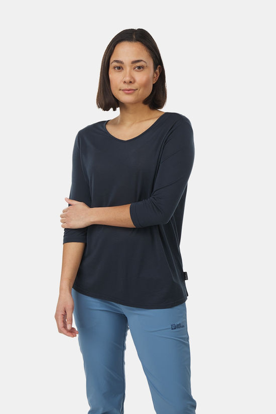 Jack Wolfskin Jack Wolfskin Mola 3/4 Sleeve Tee Shirt Dames