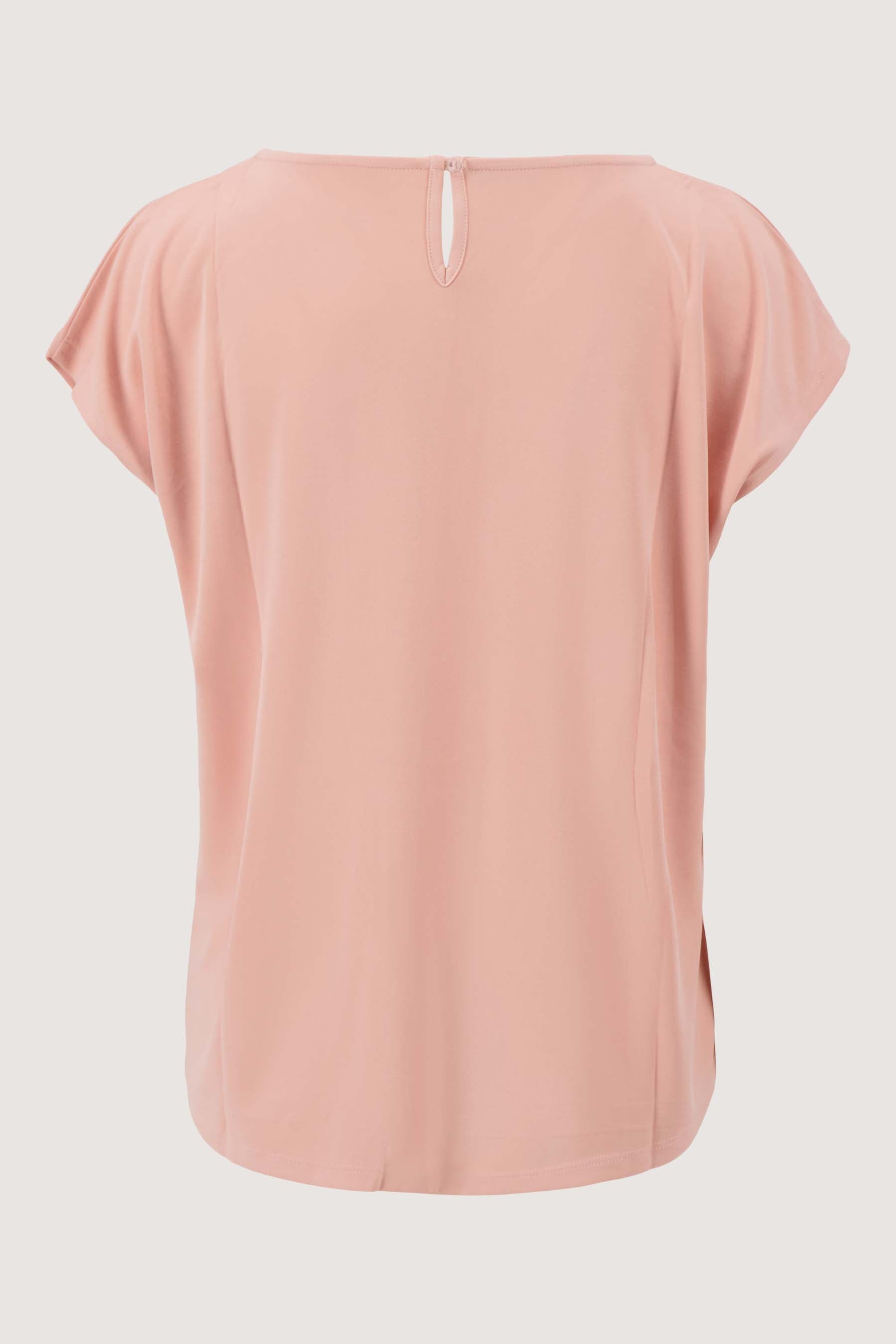 top met boothals met borduur