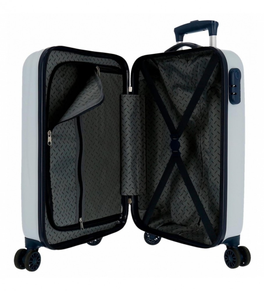 Mala de cabine rígida Joumma Bags Frozen Awesome Moves - Azul - 38x55x20cm -