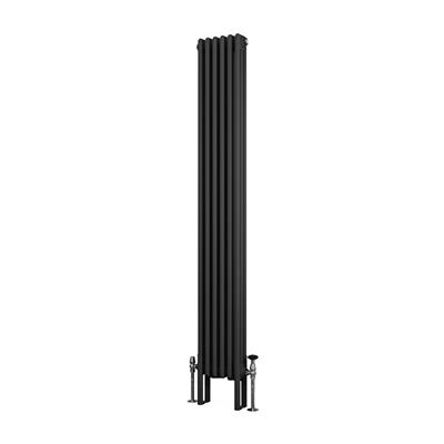 Eastbrook Imperia 3 koloms radiator 30x180cm 1608W antraciet