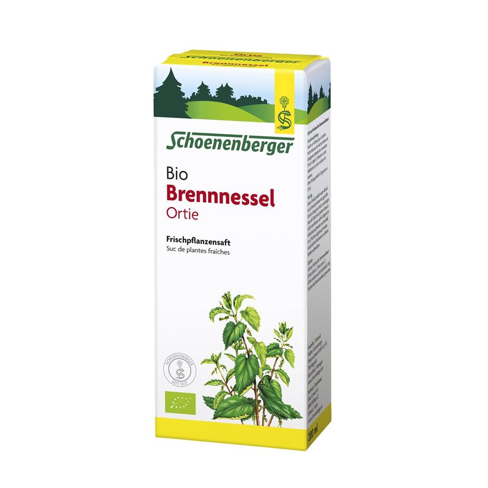 SCHOENENBERGER Brennnessel Frischpflanzensaft<br>200 ml, Flasche, Bio